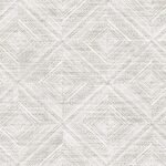 Leigh Diamond - Fog | Cool Neutrals Geometrics Wallpaper for Office, Accent Wall, and Powder Room