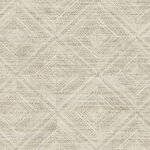 Leigh Diamond - Cappuccino | Warm Neutrals and Beiges Geometrics Wallpaper for Office, Accent Wall, and Entryway