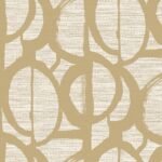 Pendelton - Oro | Warm Neutrals and Beiges Abstracts Wallpaper for Accent Wall, Entryway, and Kitchen