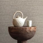 Newton Sisal - Shale | Grays Textures Wallpaper for Living Room, Office, and Powder Room