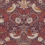 William Morris Strawberry Thief  - Plum