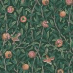 William Morris Bird & Pomegranate - Deep Green