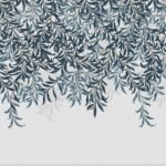 William Morris Willow Bough Mural - Blue