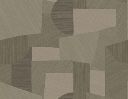 Lahti 27 - Black Tan | Browns and Taupes Geometrics Wallpaper for Office, Accent Wall, and Dining Room
