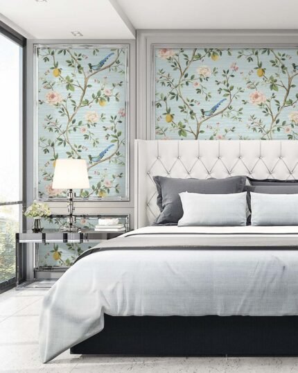 Blossom Citrus Floral - Topaz Blue