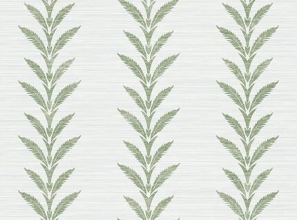 Huanzhu Leaf Stripe - Sage Silver