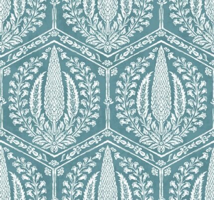 Cyrus - Mediterranean Blue Summer House Seabrook Designs Wallpaper sc21402