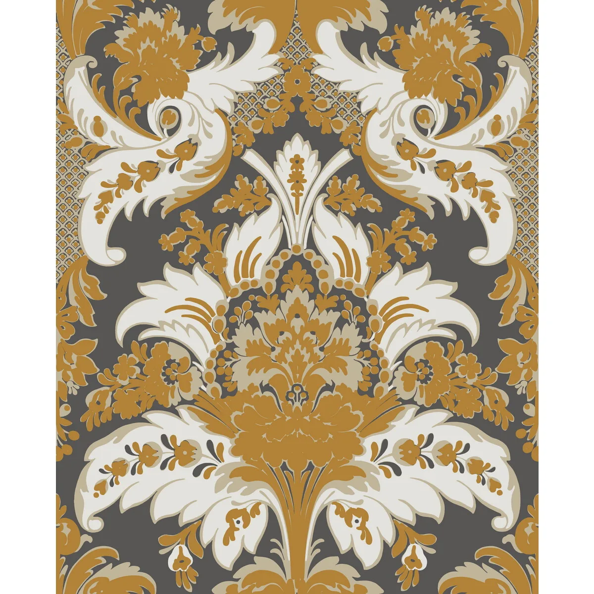 Aldwych wallpaper in Black and Gold by Cole & Son