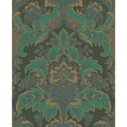 Aldwych wallpaper in Green and Gold by Cole & Son
