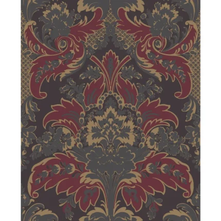 Aldwych wallpaper in Red and Gold by Cole & Son