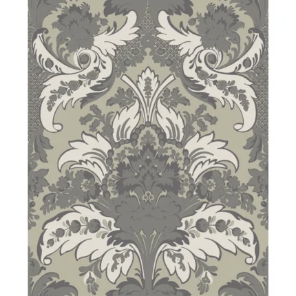 Aldwych wallpaper in Silver and White by Cole & Son