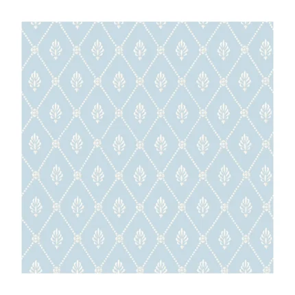 Alma wallpaper in Blue by Cole & Son, diamond pattern