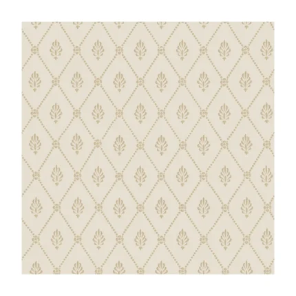 Alma wallpaper in Buff and Gold by Cole & Son, diamond pattern