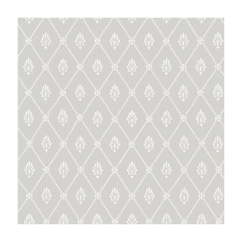 Alma wallpaper in Grey by Cole & Son, diamond pattern
