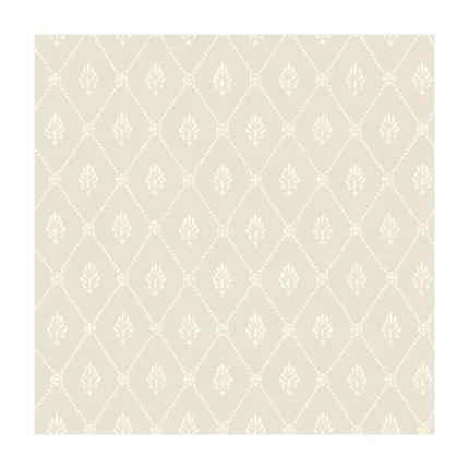 Alma wallpaper in Soft Grey by Cole & Son, diamond pattern