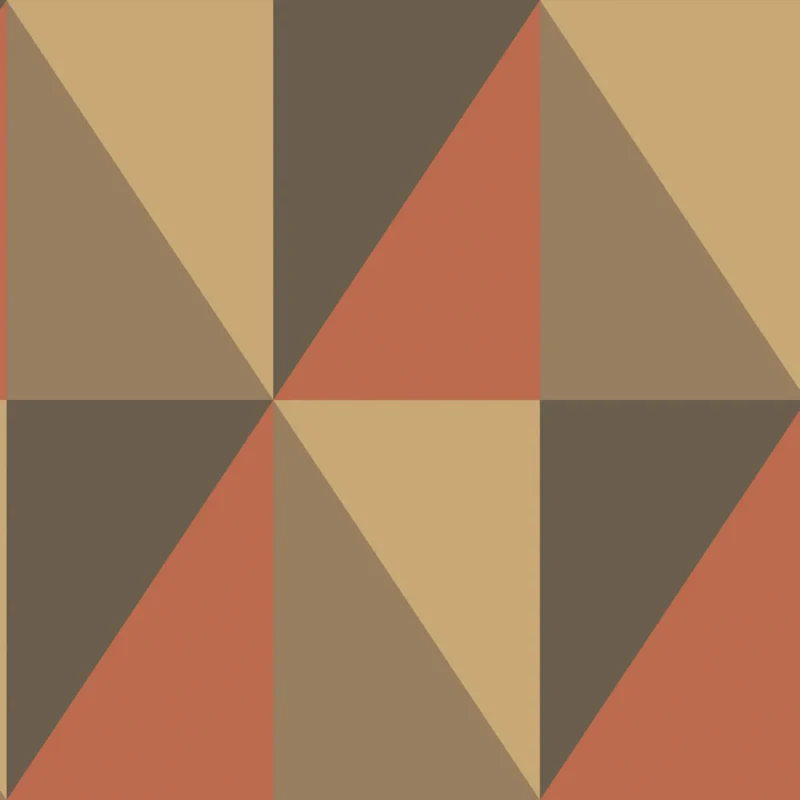 Apex Grand wallpaper in Brick and Black by Cole & Son