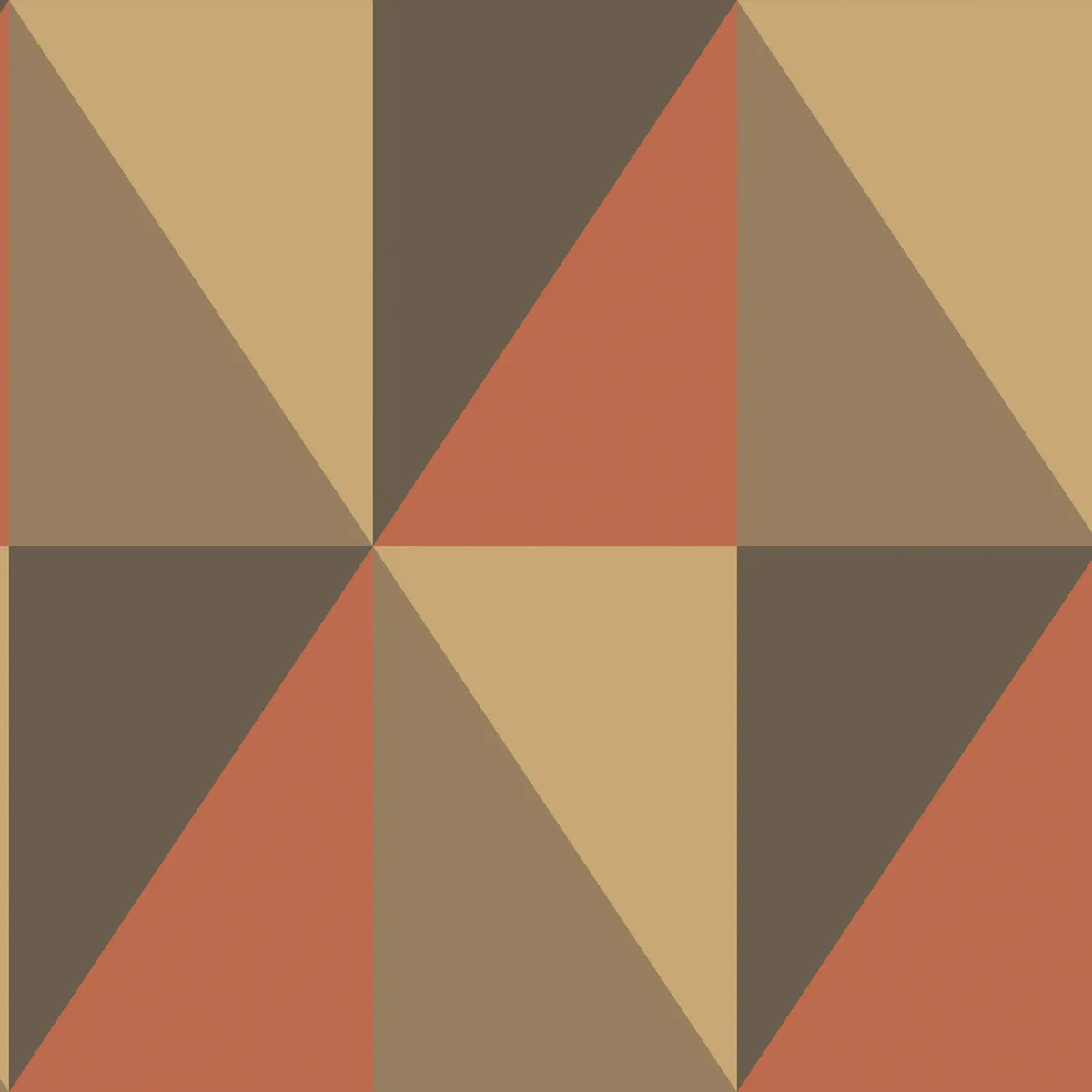 Apex Grand wallpaper in Brick and Black by Cole & Son