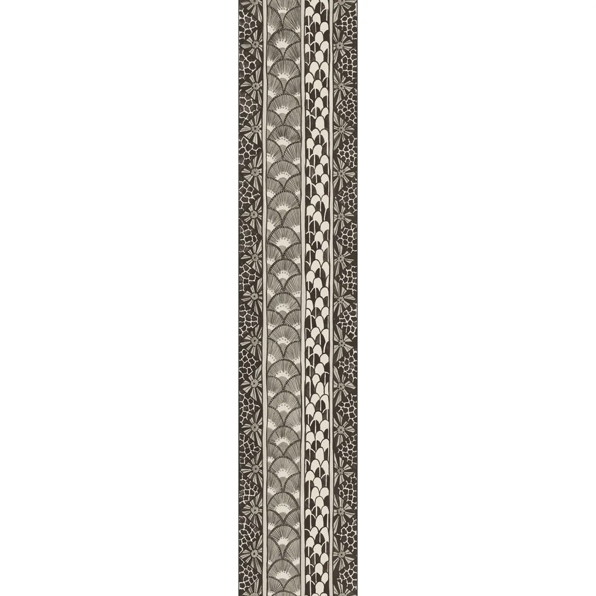 Ardmore Border wallpaper in Black and White by Cole & Son