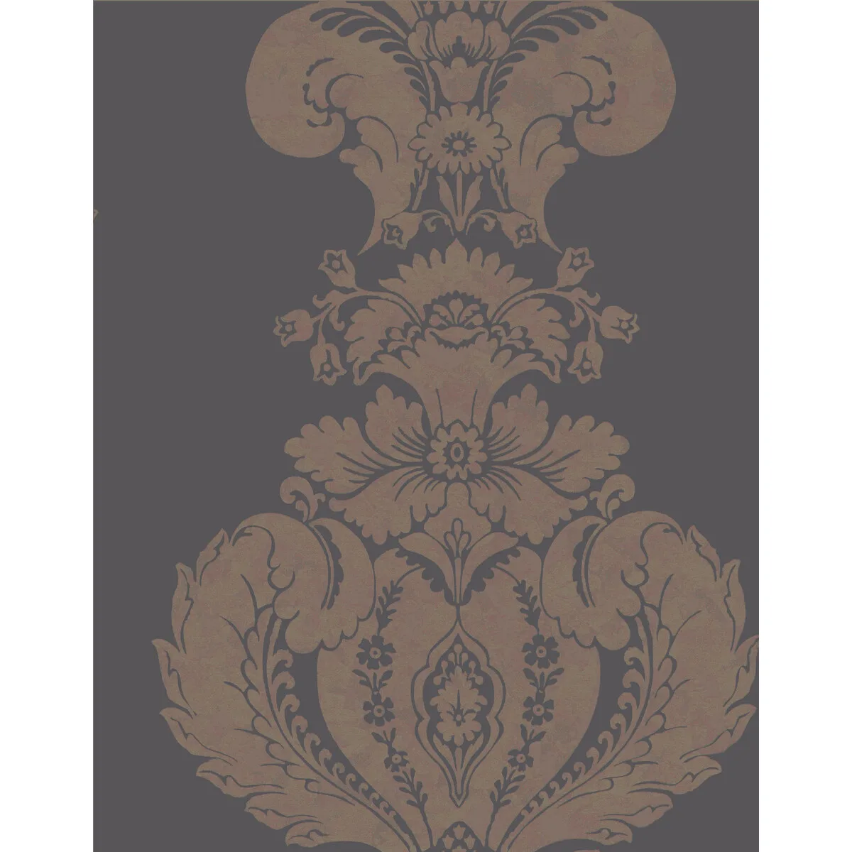 Baudelaire wallpaper in Black and Bronze by Cole & Son