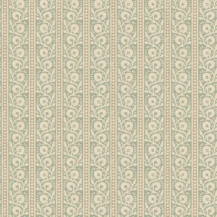 Bibury wallpaper in Aqua by G P & J Baker, botanical & floral pattern