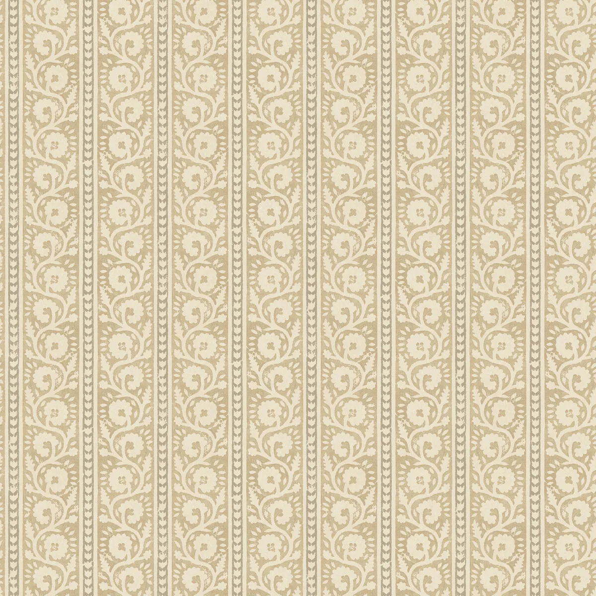Bibury wallpaper in Parchment by G P & J Baker, botanical & floral pattern