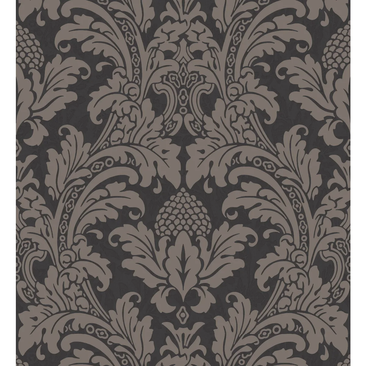 Blake wallpaper in Black and Graphite by Cole & Son
