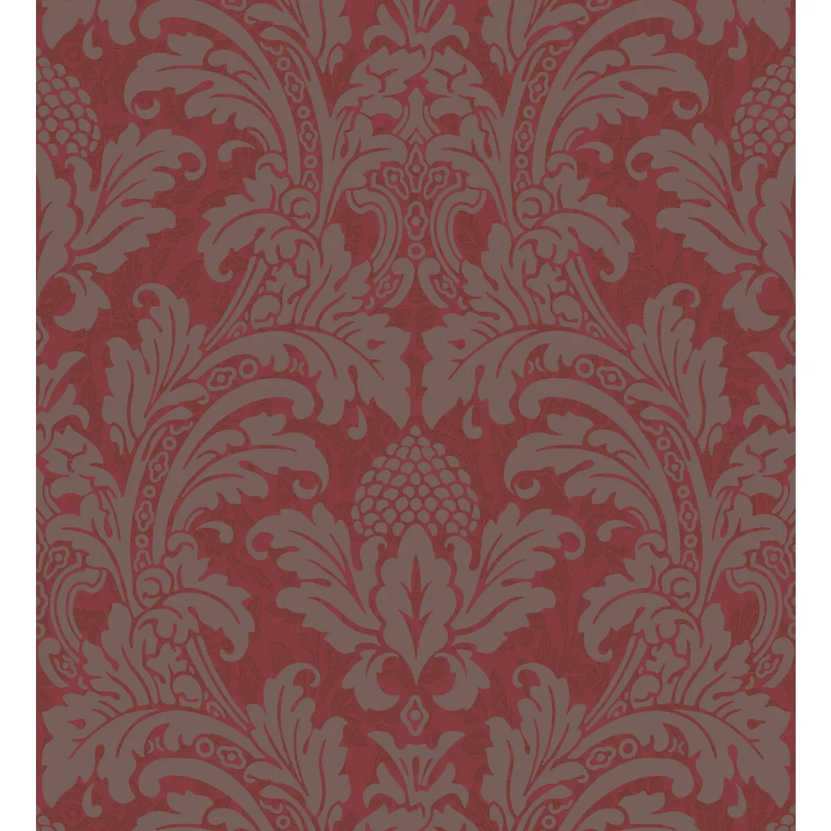 Blake wallpaper in Red and Silver by Cole & Son