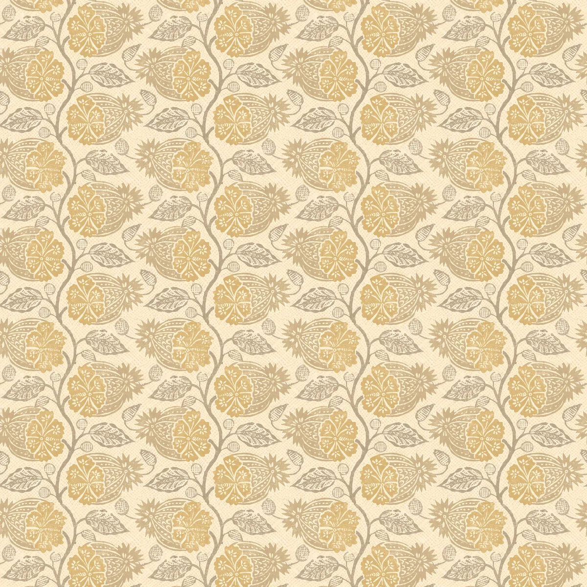 Calcot wallpaper in Sand by G P & J Baker, botanical & floral pattern