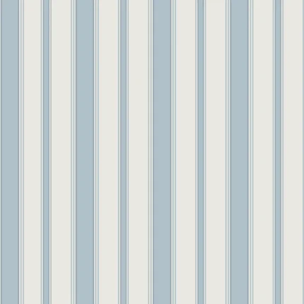 Cambridge Stripe wallpaper in Pale Blue by Cole & Son