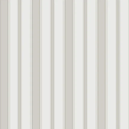 Cambridge Stripe wallpaper in Stone/white by Cole & Son