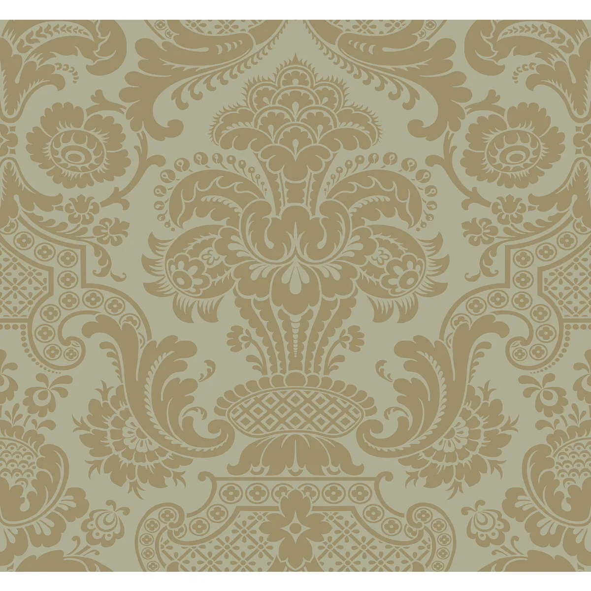 Carmen Cs wallpaper in Khaki by Cole & Son