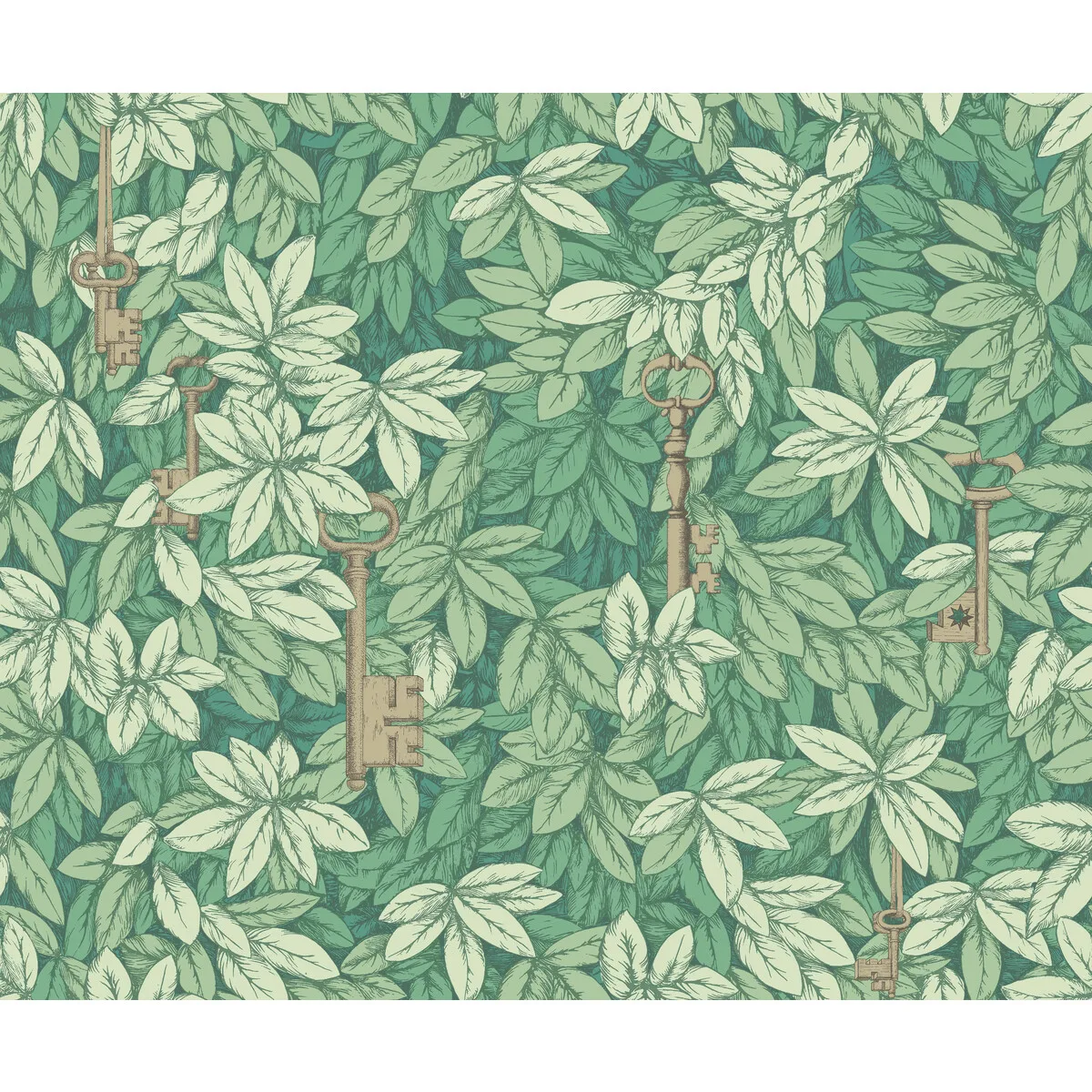 Chiavi Segrete wallpaper in Forest by Cole & Son