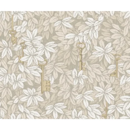 Chiavi Segrete wallpaper in Parchment by Cole & Son