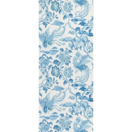 Chifu wallpaper in Blue by G P & J Baker, animal/insects pattern