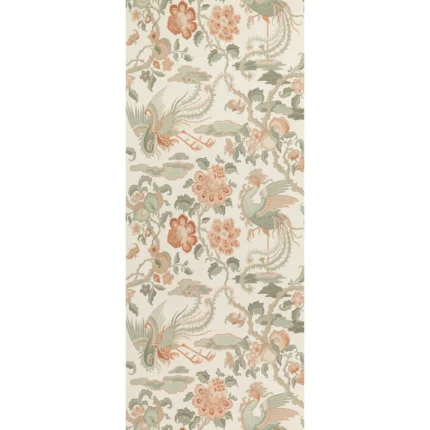 Chifu wallpaper in Blush by G P & J Baker, animal/insects pattern
