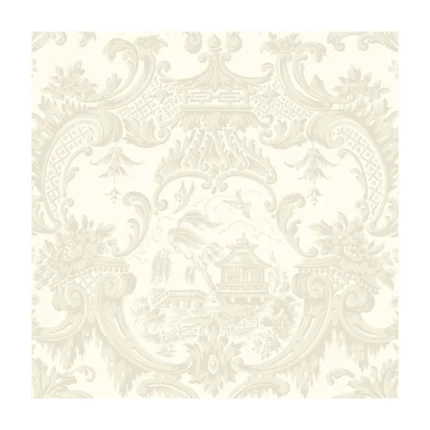 Chippendale China wallpaper in Ivory by Cole & Son, chinoiserie pattern