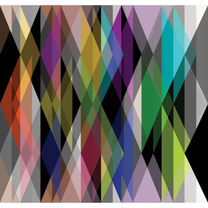 Circus mural in Multicolour by Cole & Son, diamond pattern