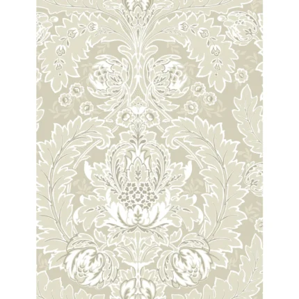 Coleridge wallpaper in Linen and White by Cole & Son