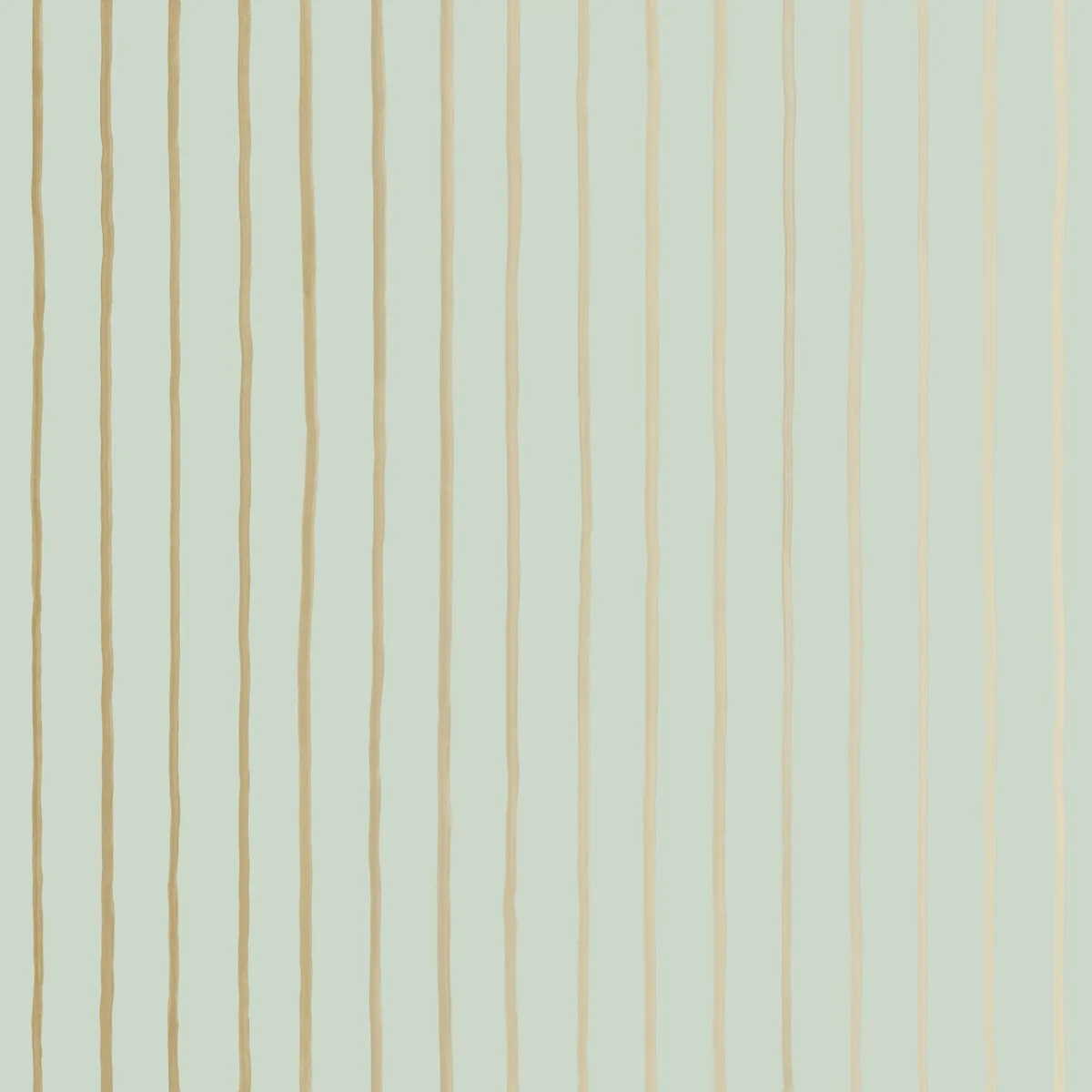 College Stripe wallpaper in Duck Egg and Gilver by Cole & Son