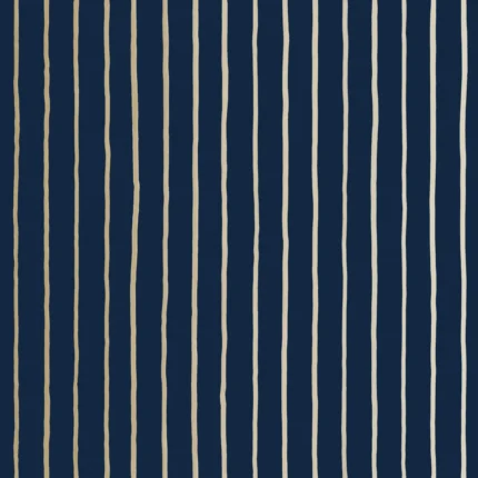 College Stripe wallpaper in Ink by Cole & Son