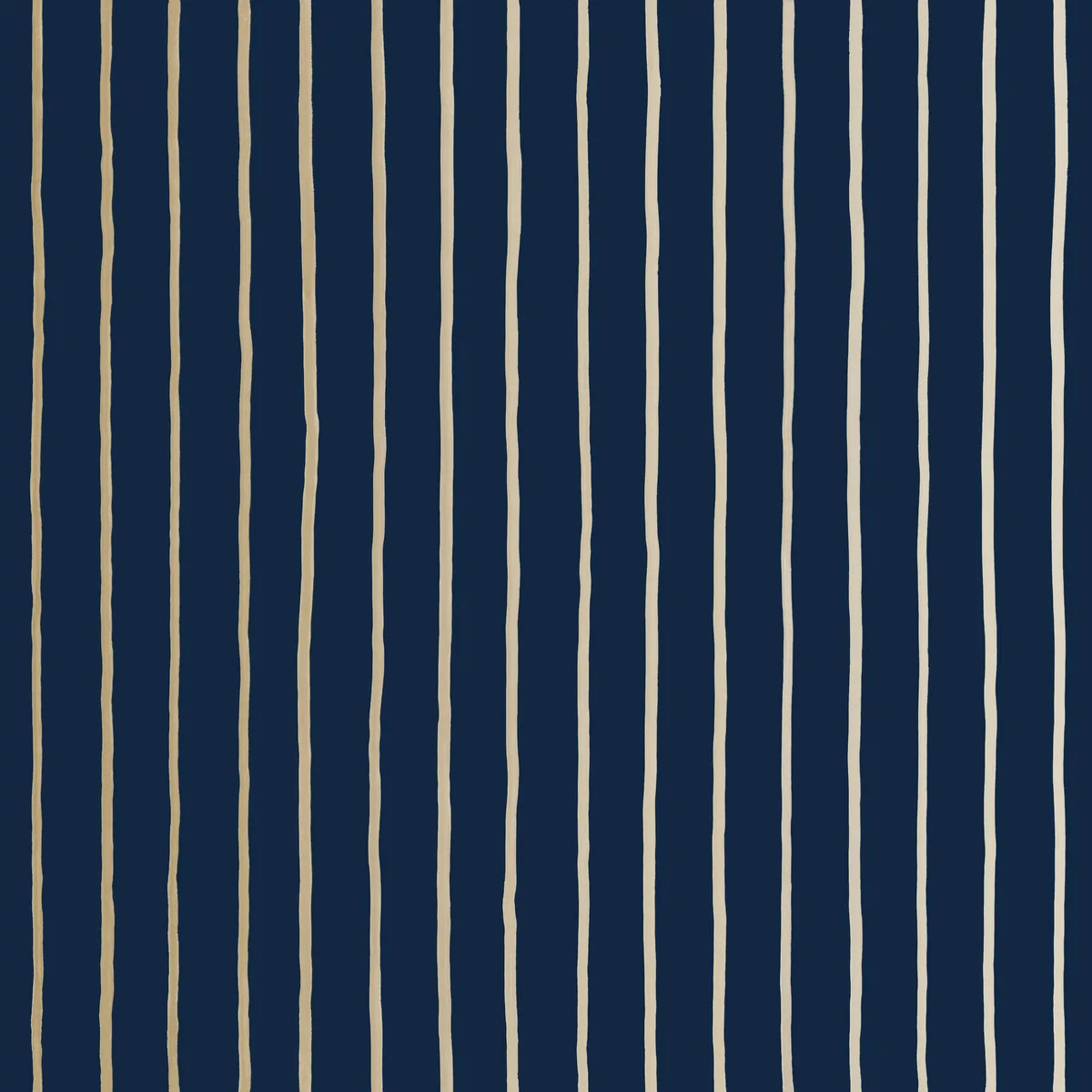 College Stripe wallpaper in Ink by Cole & Son