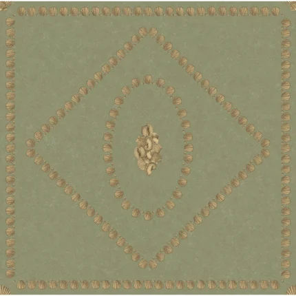 Conchiglie wallpaper in Ivy by Cole & Son, geometric pattern