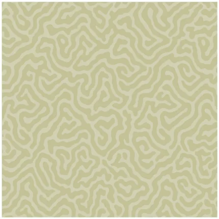Coral wallpaper in Old Olive by Cole & Son