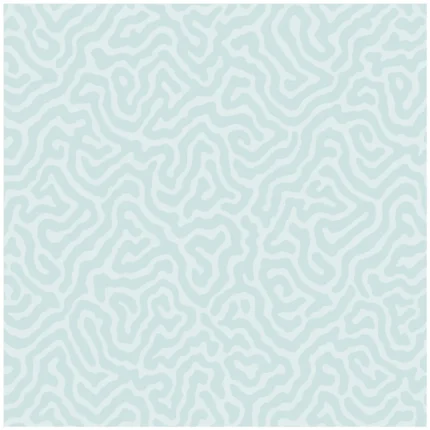 Coral wallpaper in Print Room Blue by Cole & Son