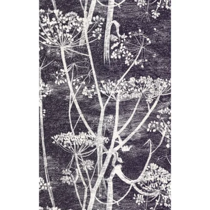 Cow Parsley wallpaper in White/blk by Cole & Son