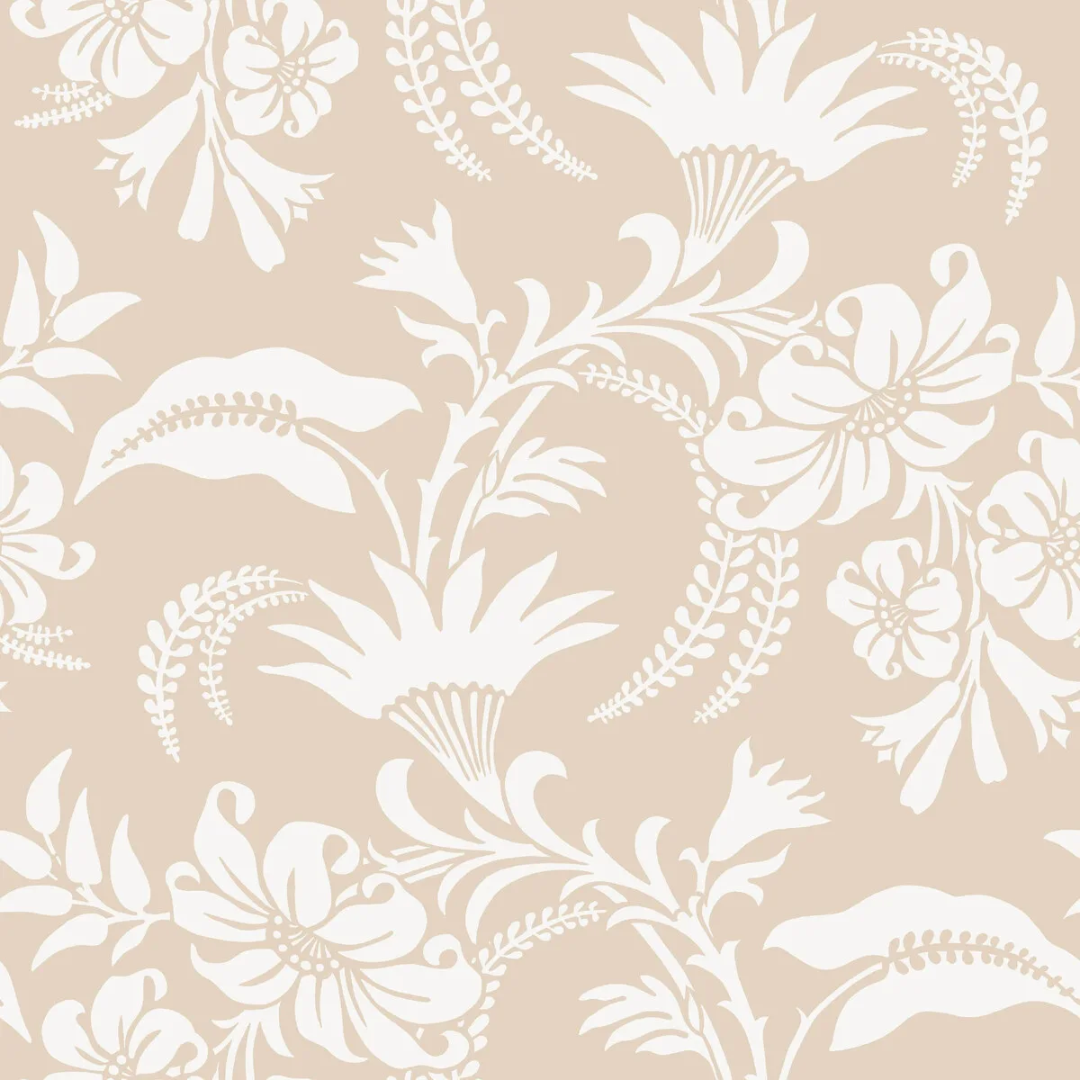 Cranley wallpaper in Toast by Cole & Son