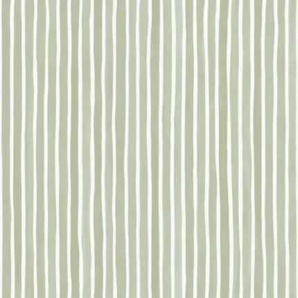 Croquet Stripe wallpaper in Olive by Cole & Son