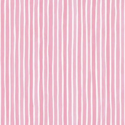 Croquet Stripe wallpaper in Soft Pink by Cole & Son
