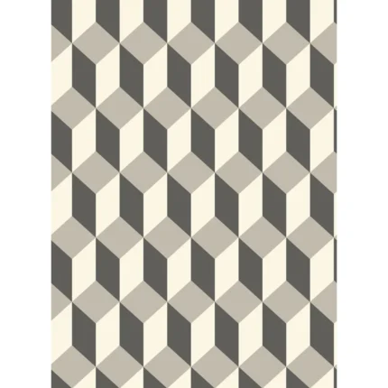 Delano wallpaper in Grey and Black by Cole & Son