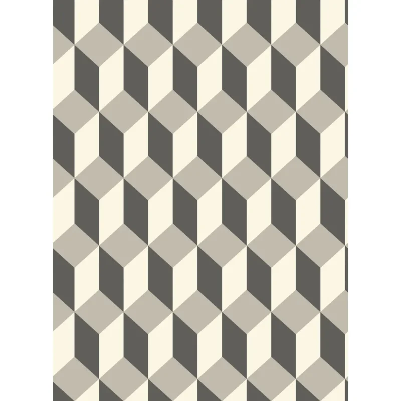 Delano wallpaper in Grey and Black by Cole & Son